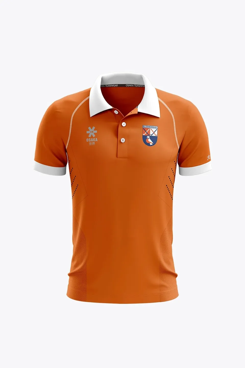 osaka-hc-bloemendaal-polo-jersey-uomo-retro-arancione image 1