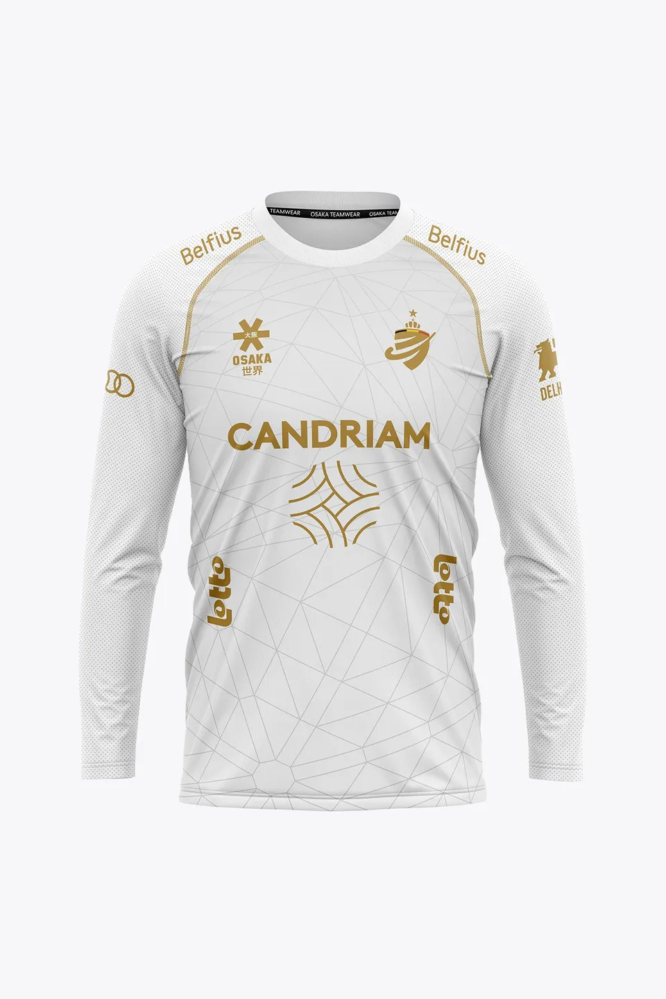 osaka-belgium-goal-keeper-tee-maniche-lunghe-2026-men-white image 1