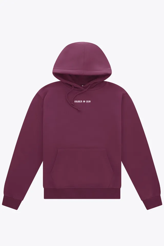 osaka-signature-felpa-con-cappuccio-unisex-cherry-lacquer image 1
