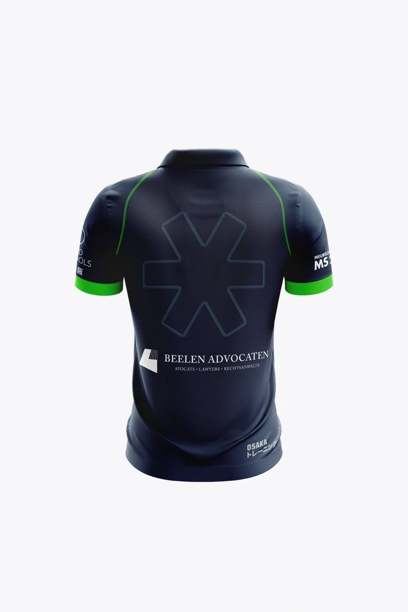 hoegaarden-kids-polo-jersey-retro-navy-polo-hockey-bambino image 2