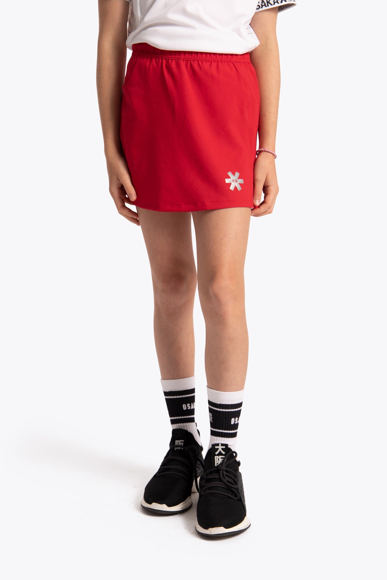 osaka-kids-training-skort-gonna-pantaloncino-bambina-rosso image 3
