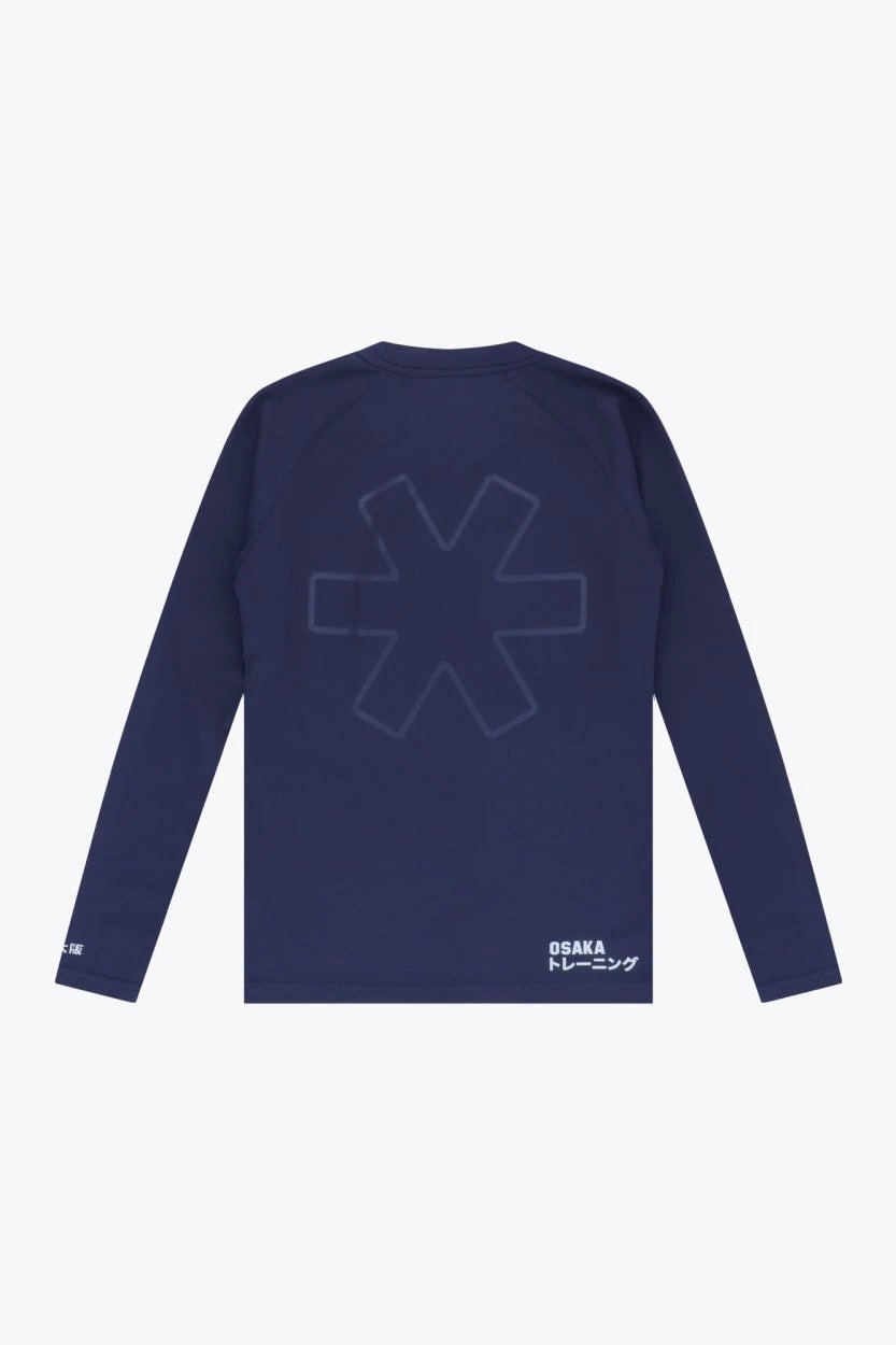 osaka-women-training-tee-manica-lunga-blu-navy image 2