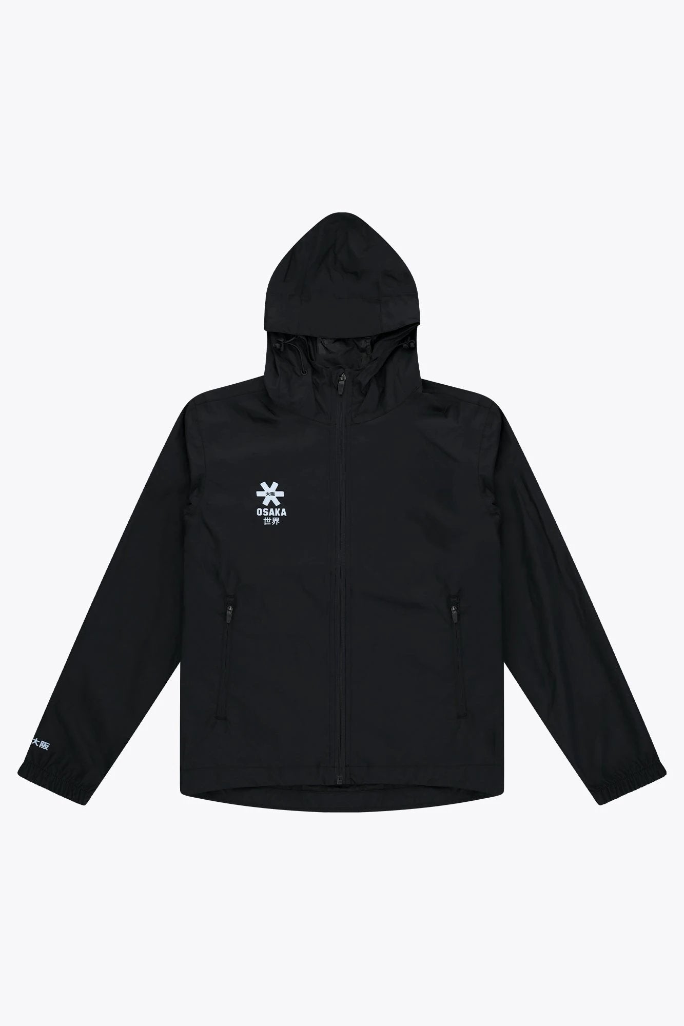 osaka-kids-training-rain-jacket-giacca-antipioggia-black image 1