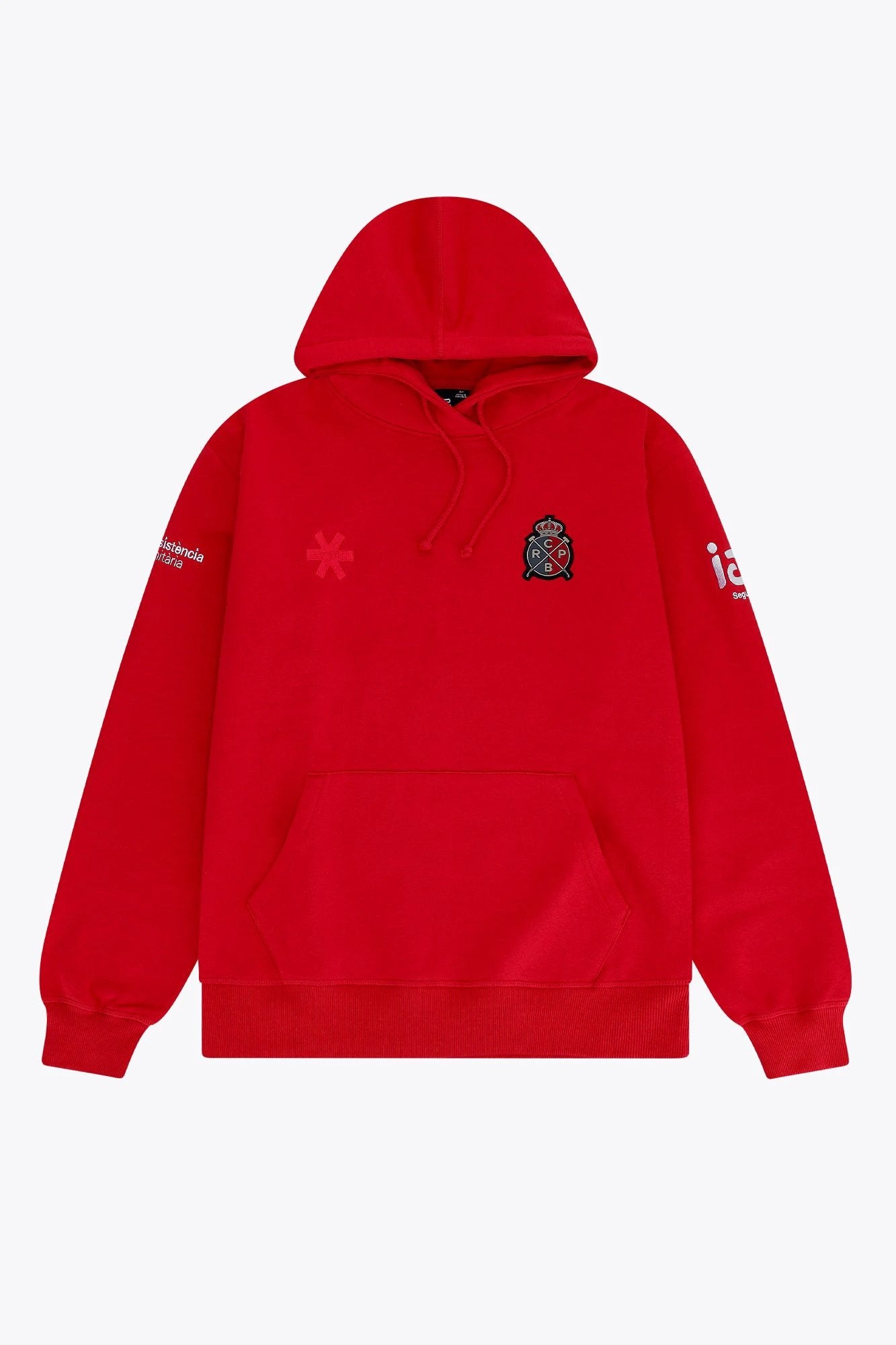 rc-polo-x-osaka-unisex-hoodie-basic-felpa-con-cappuccio-red image 1