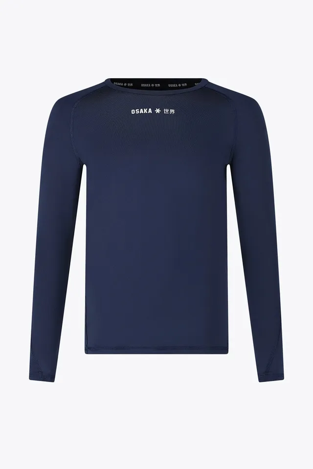 osaka-maglia-baselayer-uomo-manica-lunga-blu-navy image 1