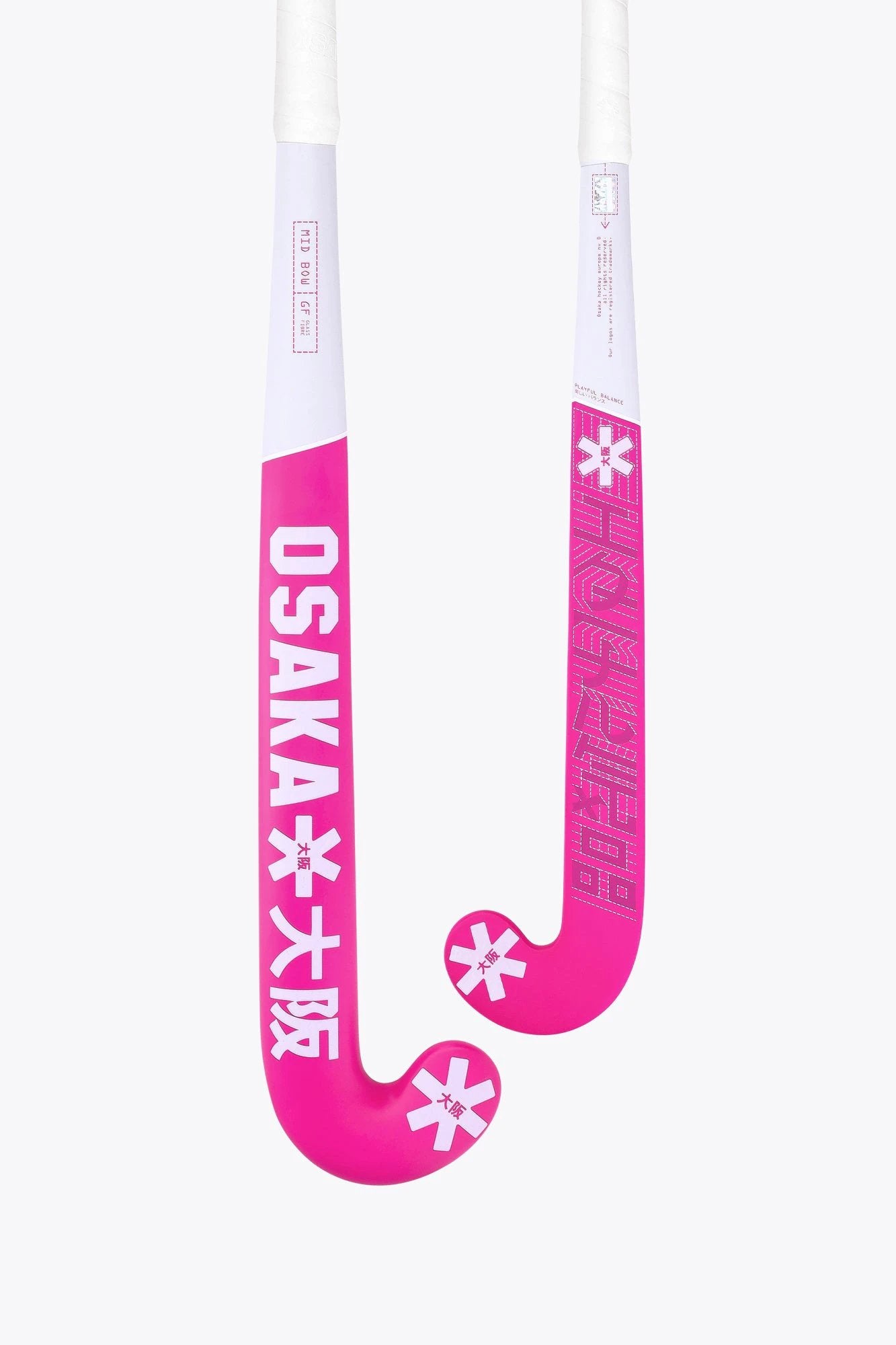 osaka-mid-bow-gf-mazza-da-hockey-su-prato-junior-electric-fuchsia image 1