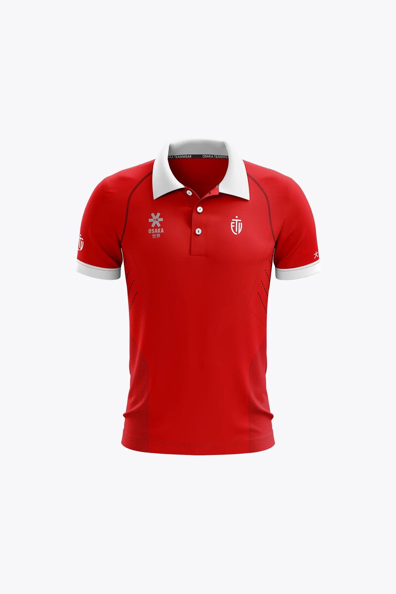 osaka-etv-kids-polo-jersey-red-polo-bambino image 1