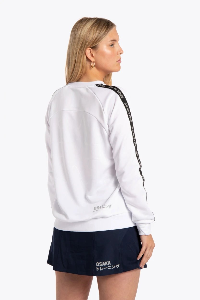 osaka-women-training-sweater-felpa-allenamento-donna-white image 2