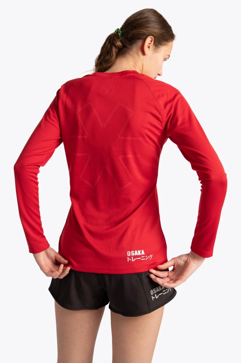 osaka-women-training-tee-long-sleeve-maglia-allenamento-manica-lunga-donna-red image 4