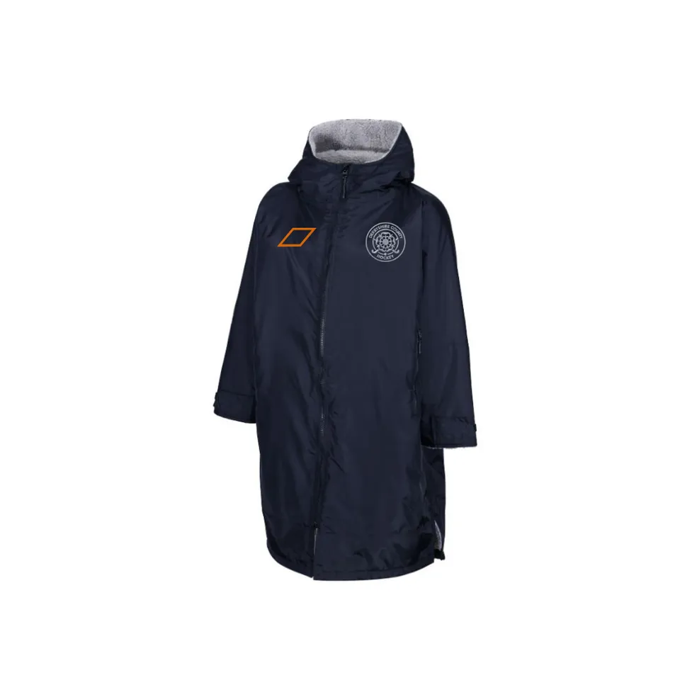 grays-derbyshire-county-all-weather-change-robe-giacca-senior-navy image 1