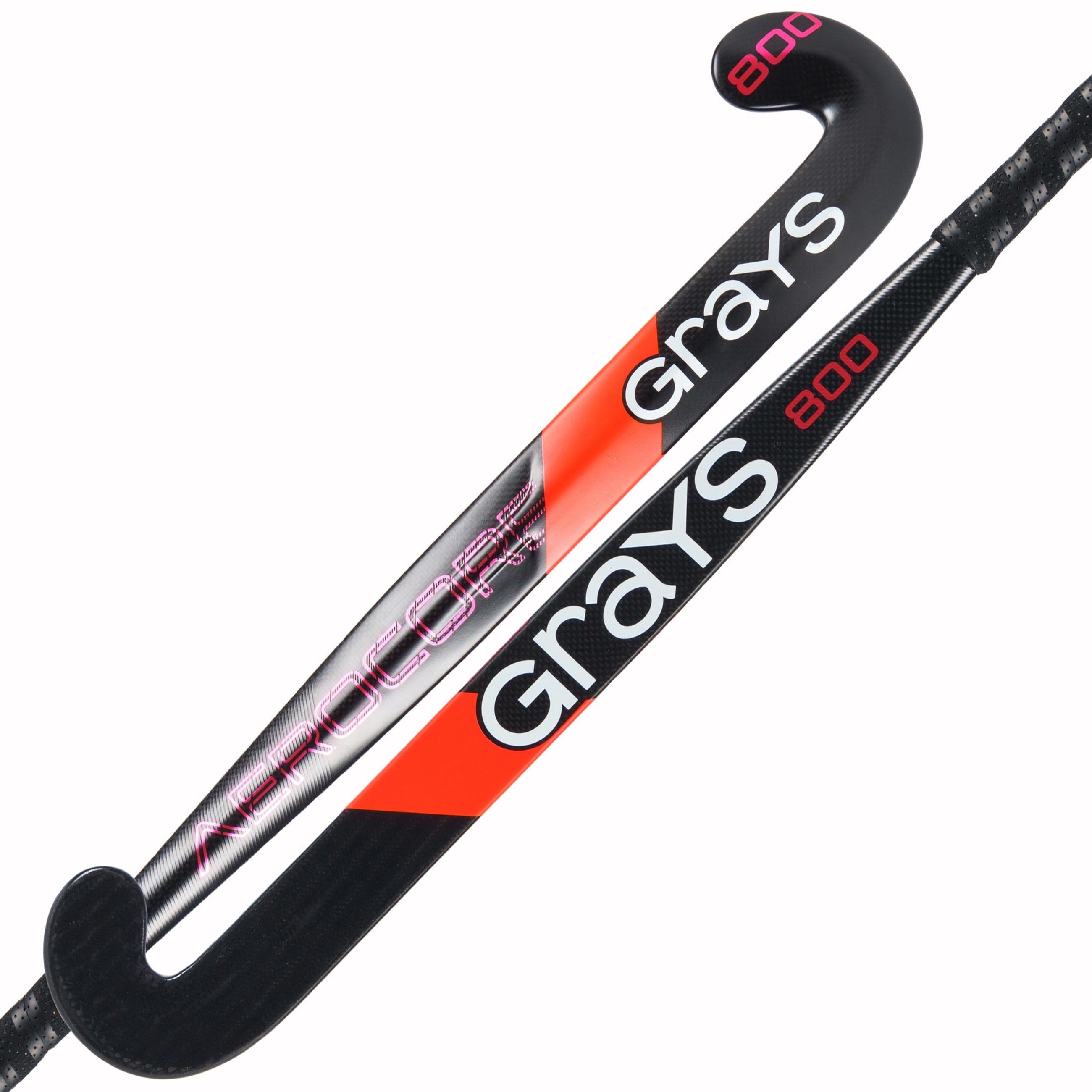 grays-ac800-jumbow-s-mazza-hockey-composita-nera-rossa image 1