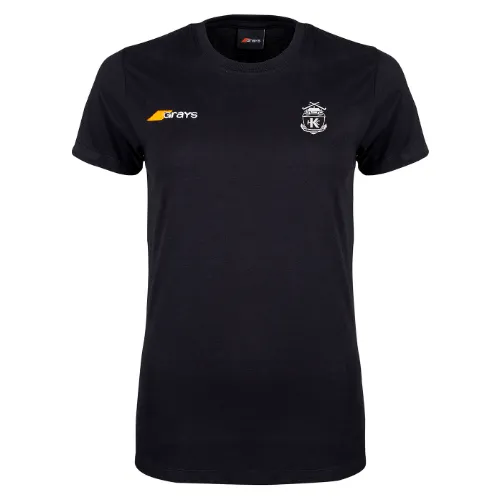 grays-tangent-t-shirt-hockey-kelburne-hc-donna-nera-cotone-bio image 1