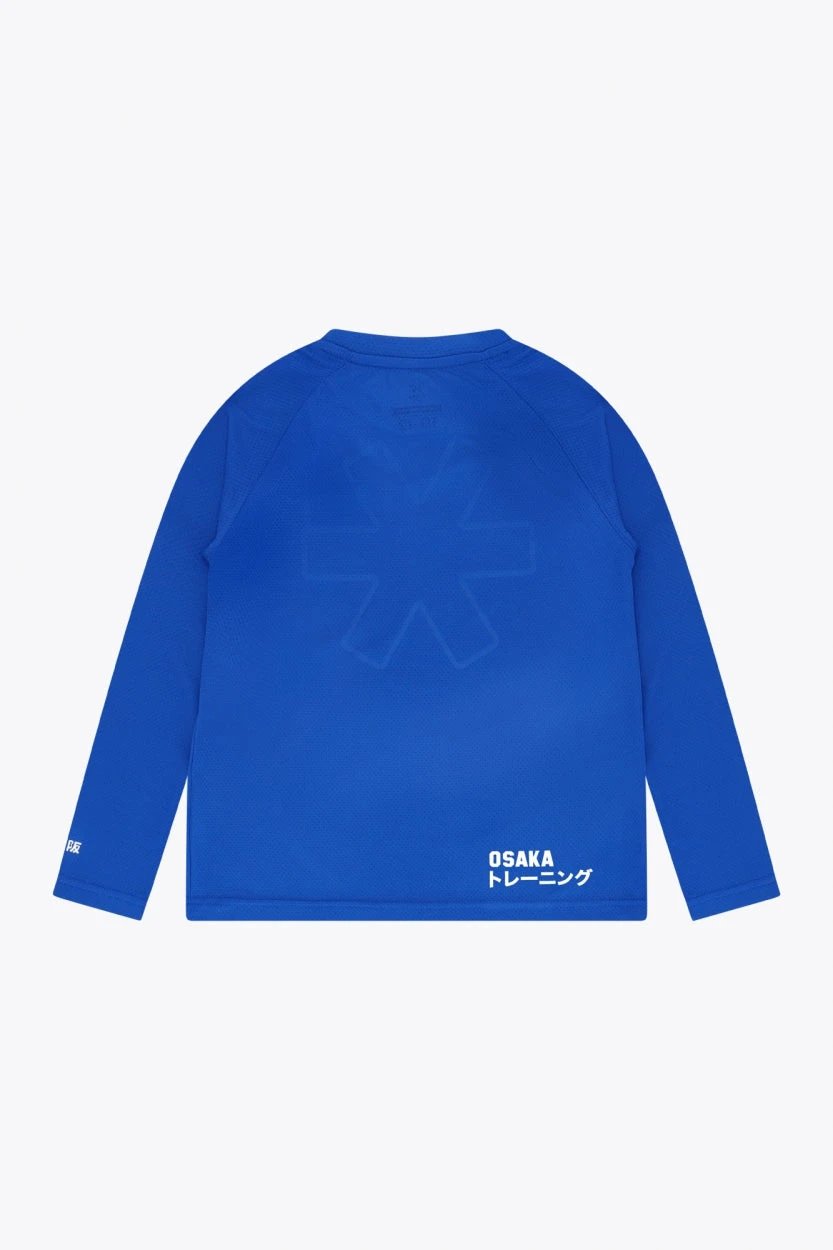 osaka-kids-training-tee-maglia-manica-lunga-bambino-royal-blue image 2