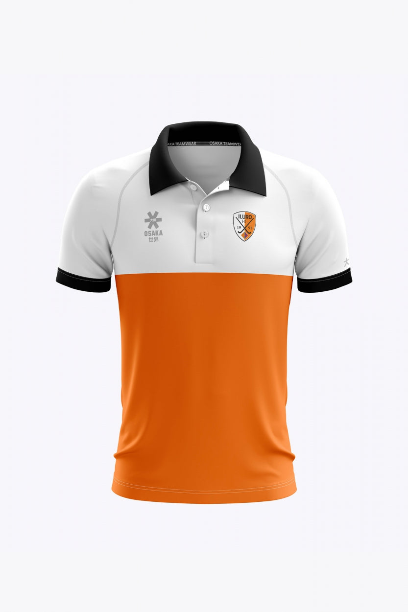 osaka-iluro-women-polo-jersey-polo-donna-bianco-arancione image 1