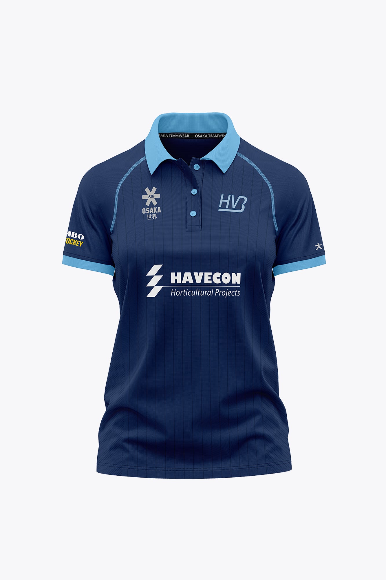 hv-bleiswijk-women-polo-jersey-polo-hockey-donna-navy image 1