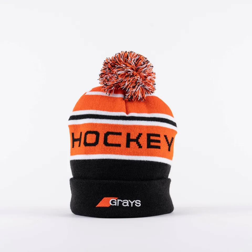 grays-bobble-hat-cuffia-invernale-nero-arancione image 1