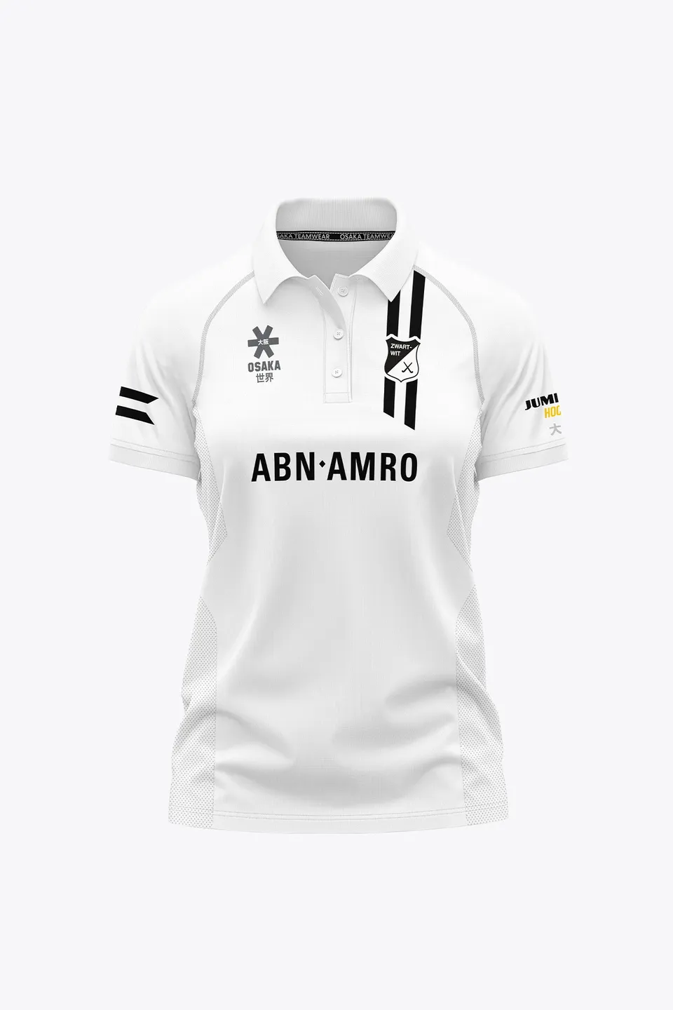 osaka-hc-zwart-wit-polo-donna-bianco image 1