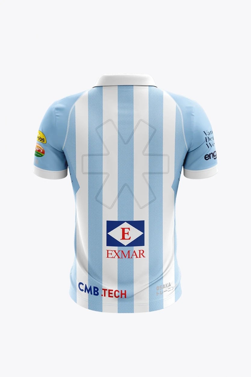 osaka-gantoise-polo-donna-retro-edition-blue-white image 2