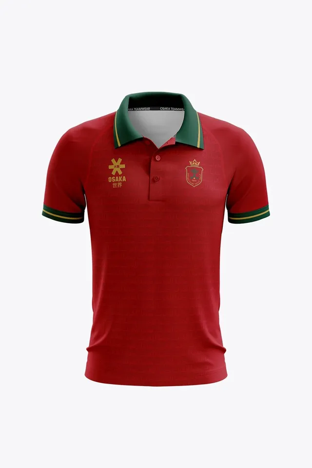 osaka-official-morocco-men-polo-jersey-red image 1
