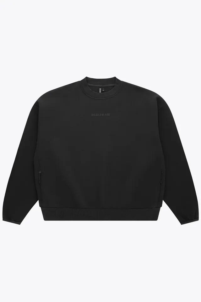 osaka-unisex-felpa-neo-knit-nero image 1