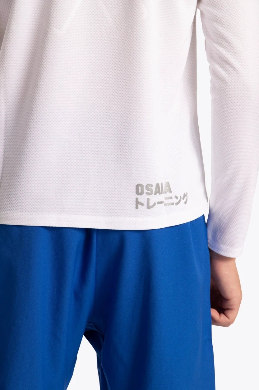 osaka-kids-training-tee-long-sleeve-white image 7