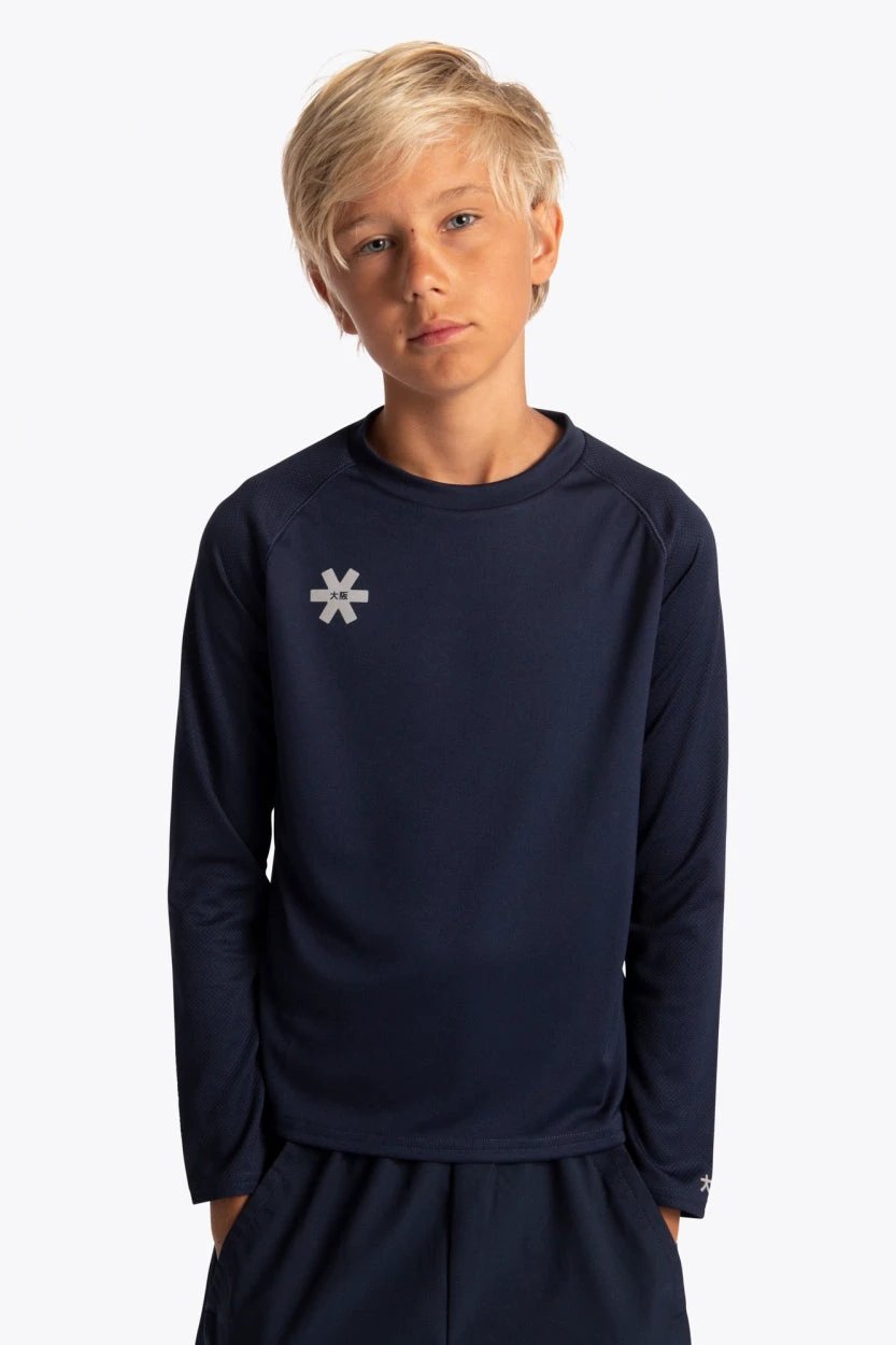 osaka-kids-maglia-training-manica-lunga-navy image 3