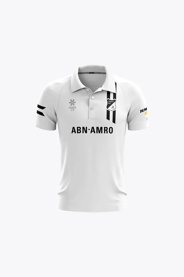 osaka-hc-zwart-wit-kids-polo-jersey-white image 1