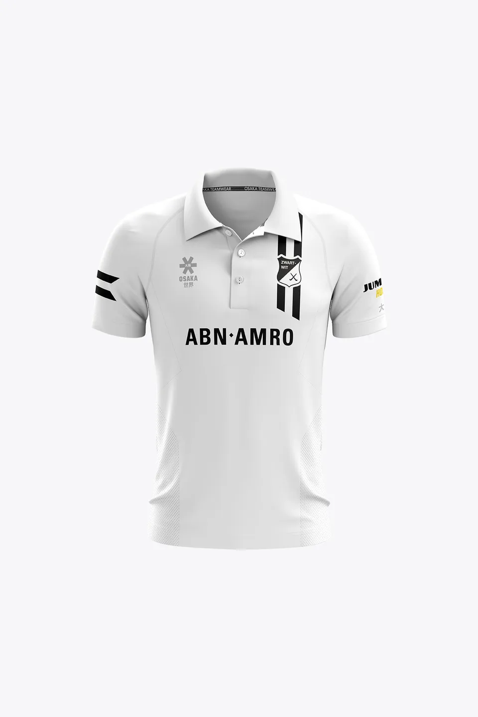 osaka-hc-zwart-wit-kids-polo-jersey-white image 1