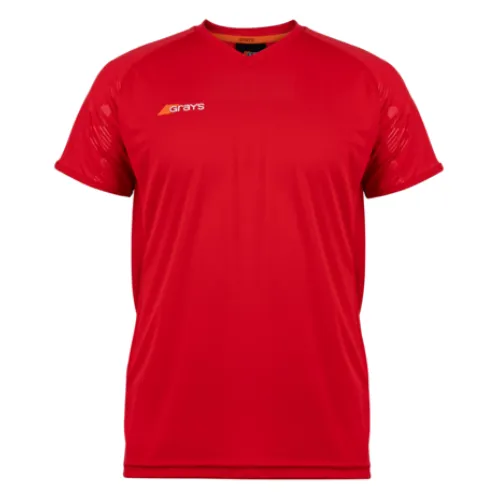 grays-southgate-hc-axis-650-maglia-match-junior-rossa-bambino image 1