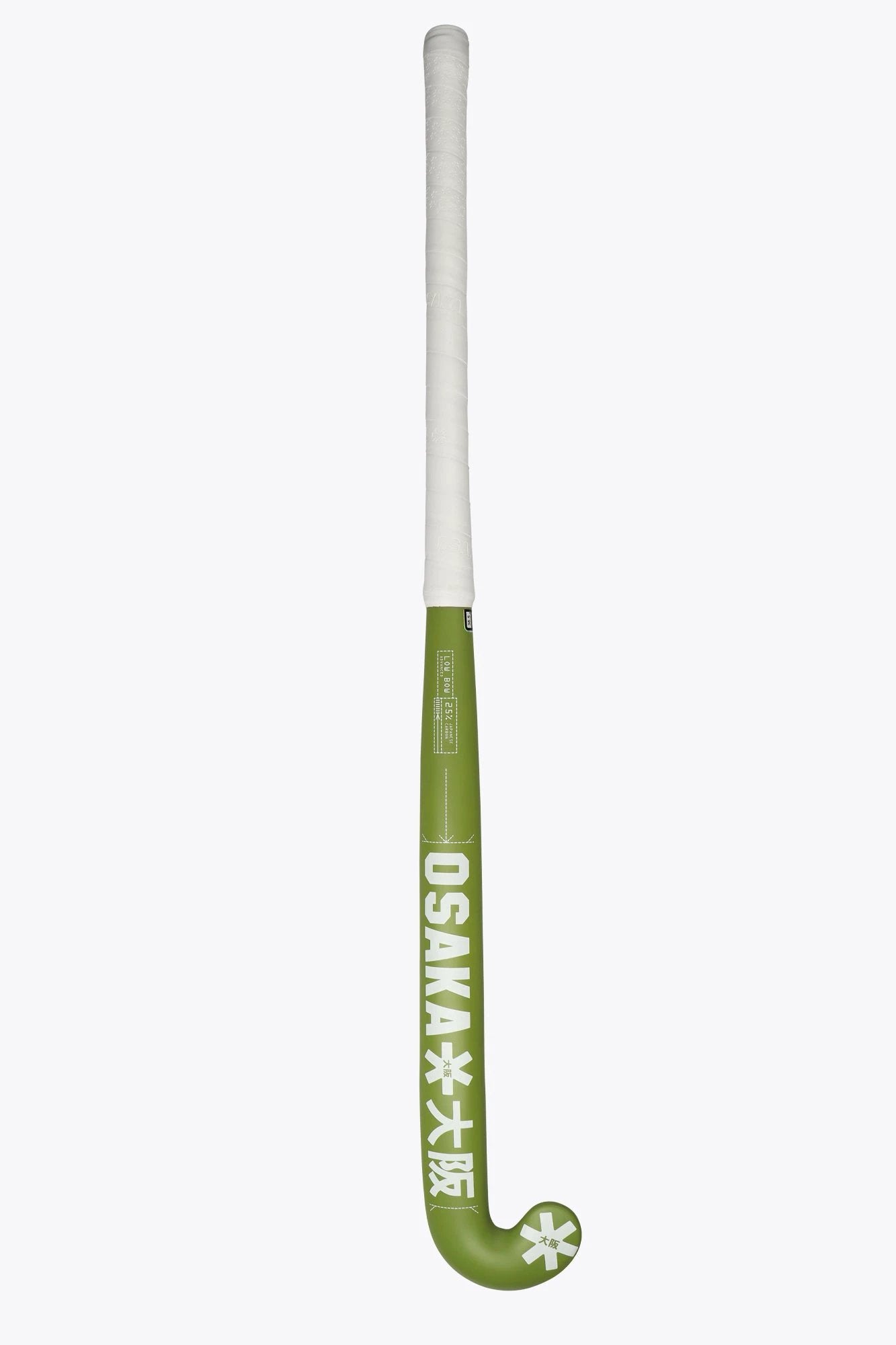 osaka-low-bow-advanced-25-mazza-hockey-prato-khaki-green image 6