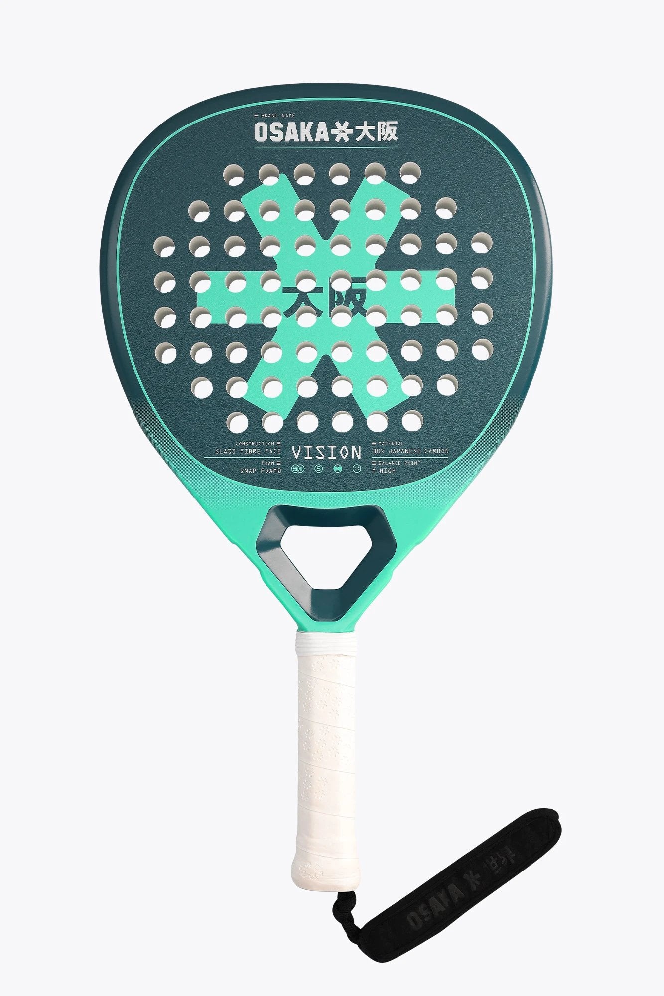 osaka-padel-racket-vision-power-racchetta-padel-transformative-teal image 1