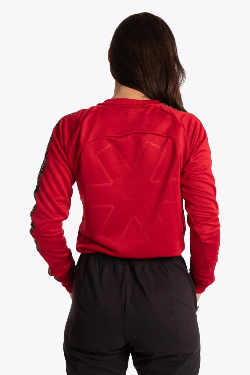osaka-women-training-sweater-felpa-donna-red image 2