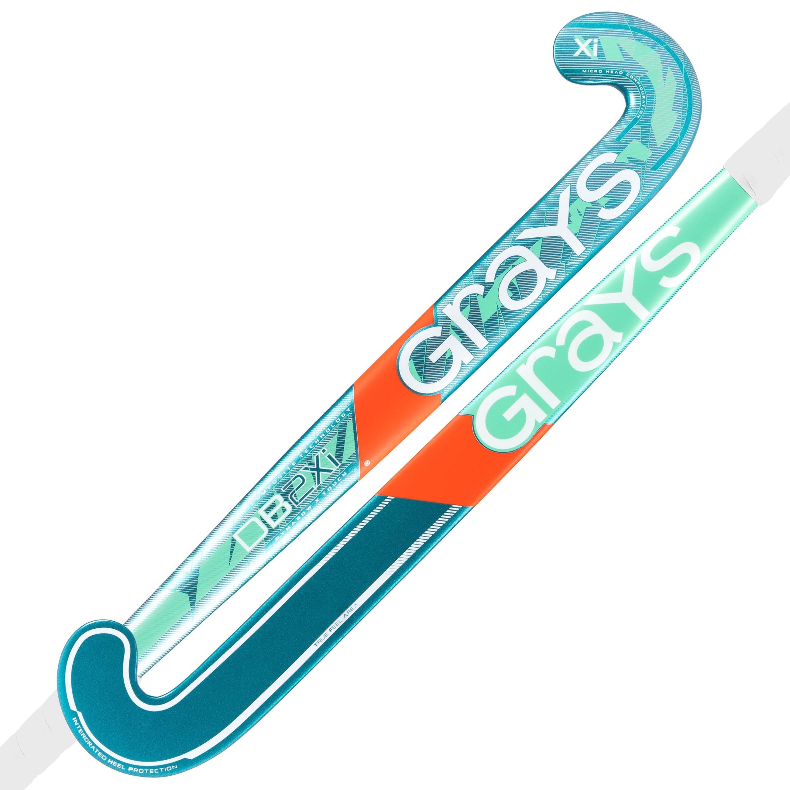grays-db2xi-dynabow-mazza-hockey-prato-composite-blu-verde image 1