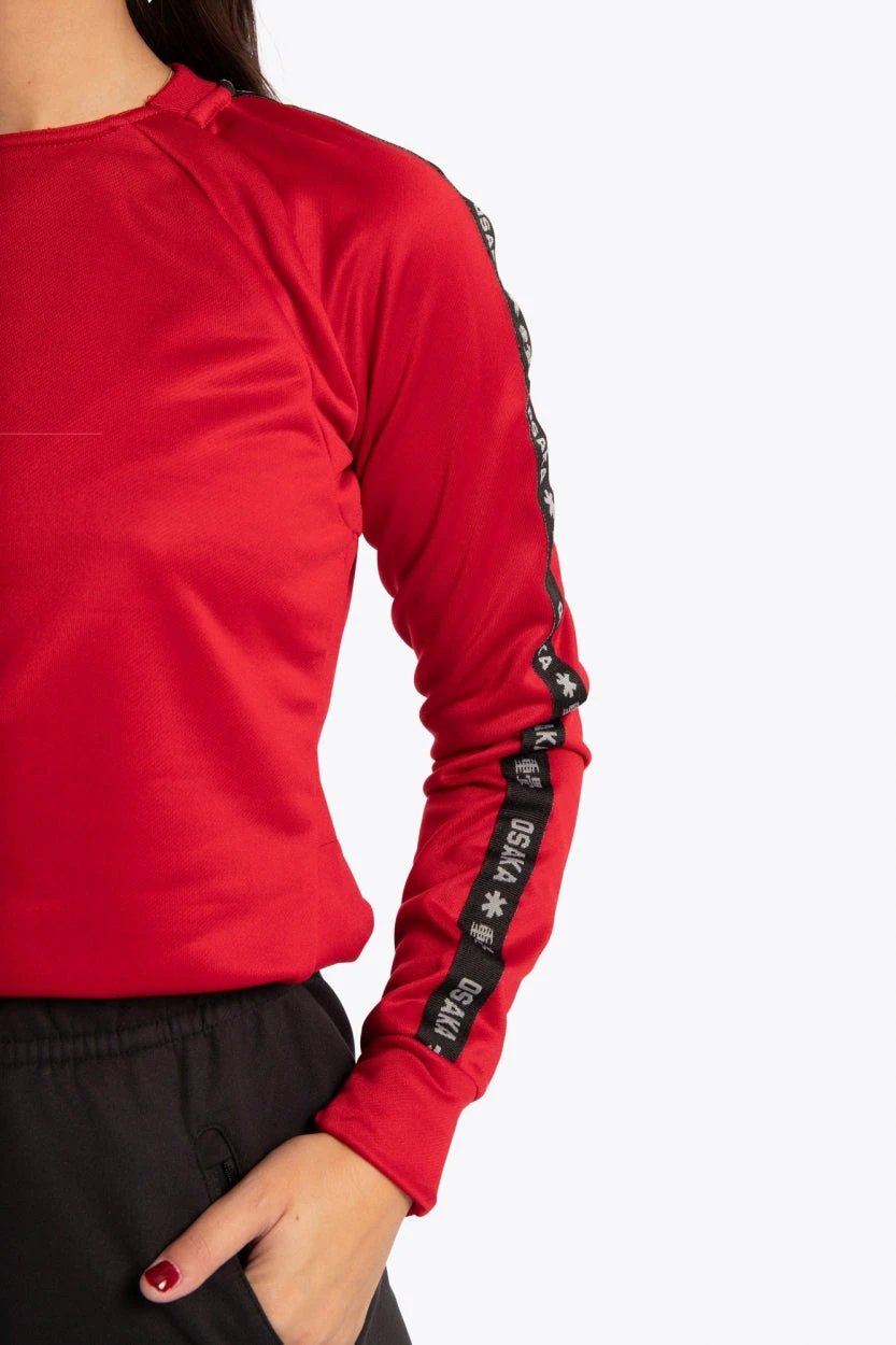 osaka-women-training-sweater-felpa-donna-red image 5