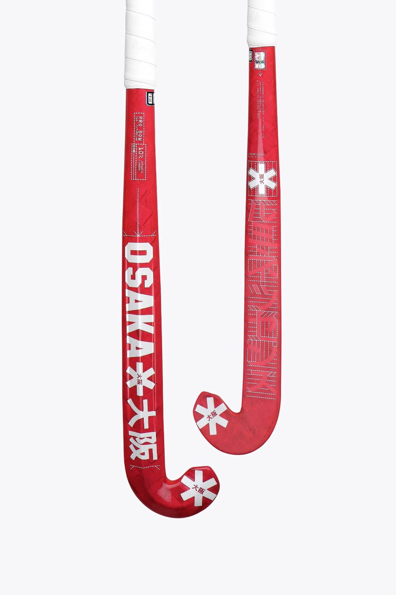 osaka-indoor-hockey-stick-pro-bow-10-futurelab-stecca-indoor-neon-flare image 1