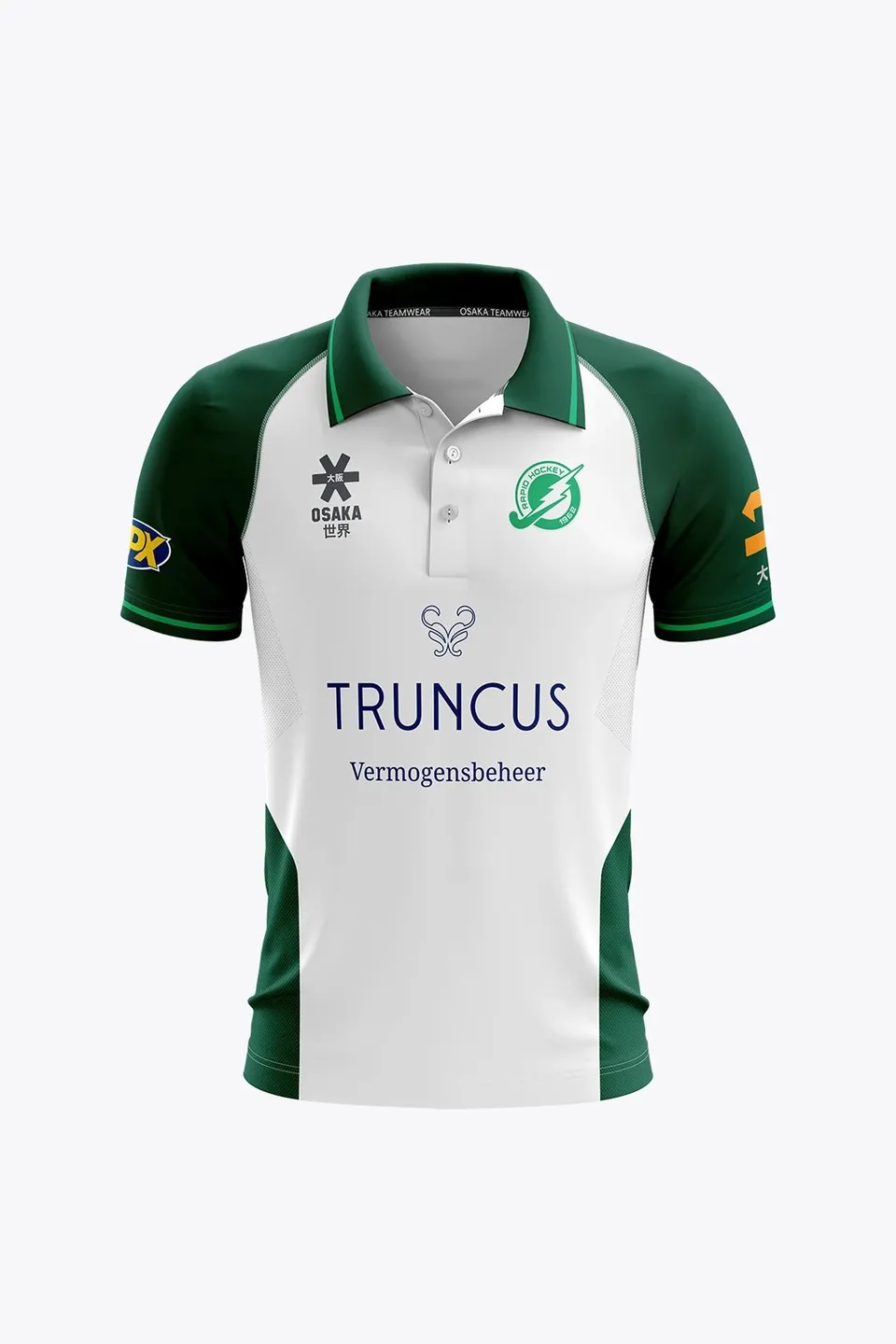 osaka-temse-men-polo-jersey-polo-uomo-bianco-verde-scuro image 1