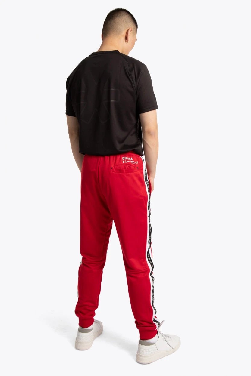 osaka-men-training-sweatpants-rossi-pantaloni-tuta-uomo image 4