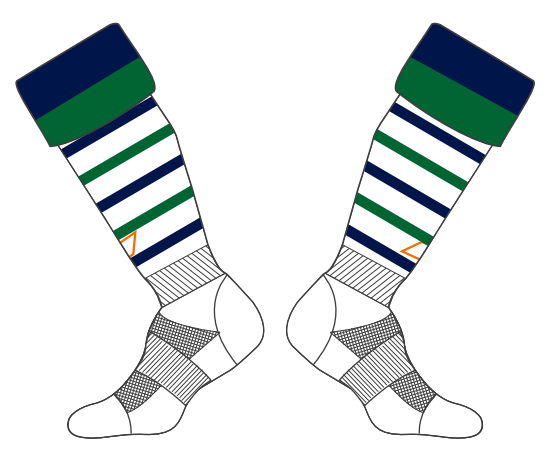 grays-havant-hc-g650-calze-gara-bianco-verde image 1