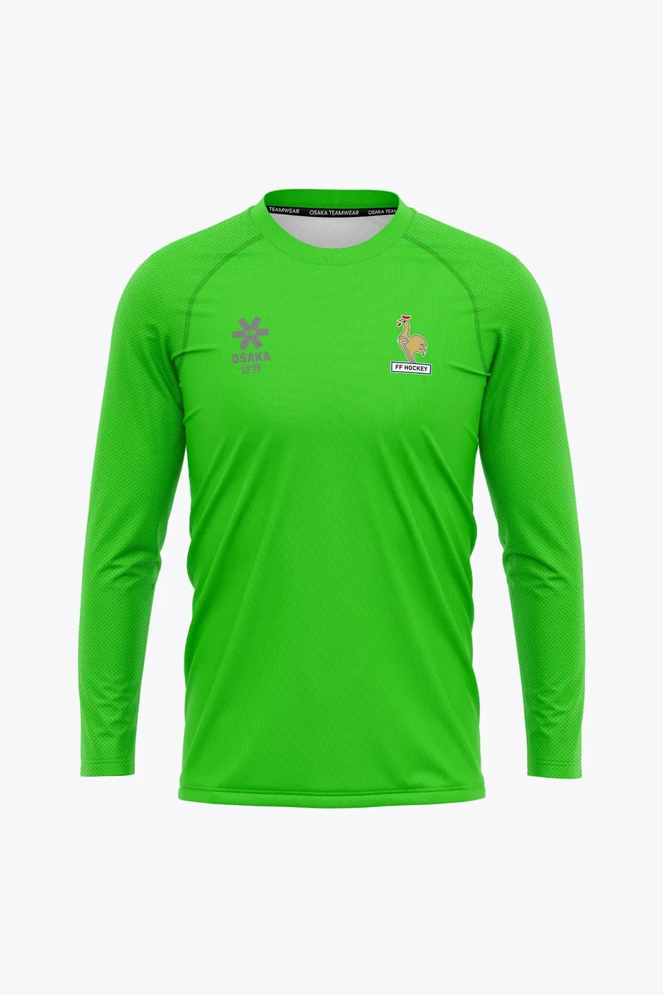 osaka-france-goal-keeper-tee-maniche-lunghe-verde-fluo image 1