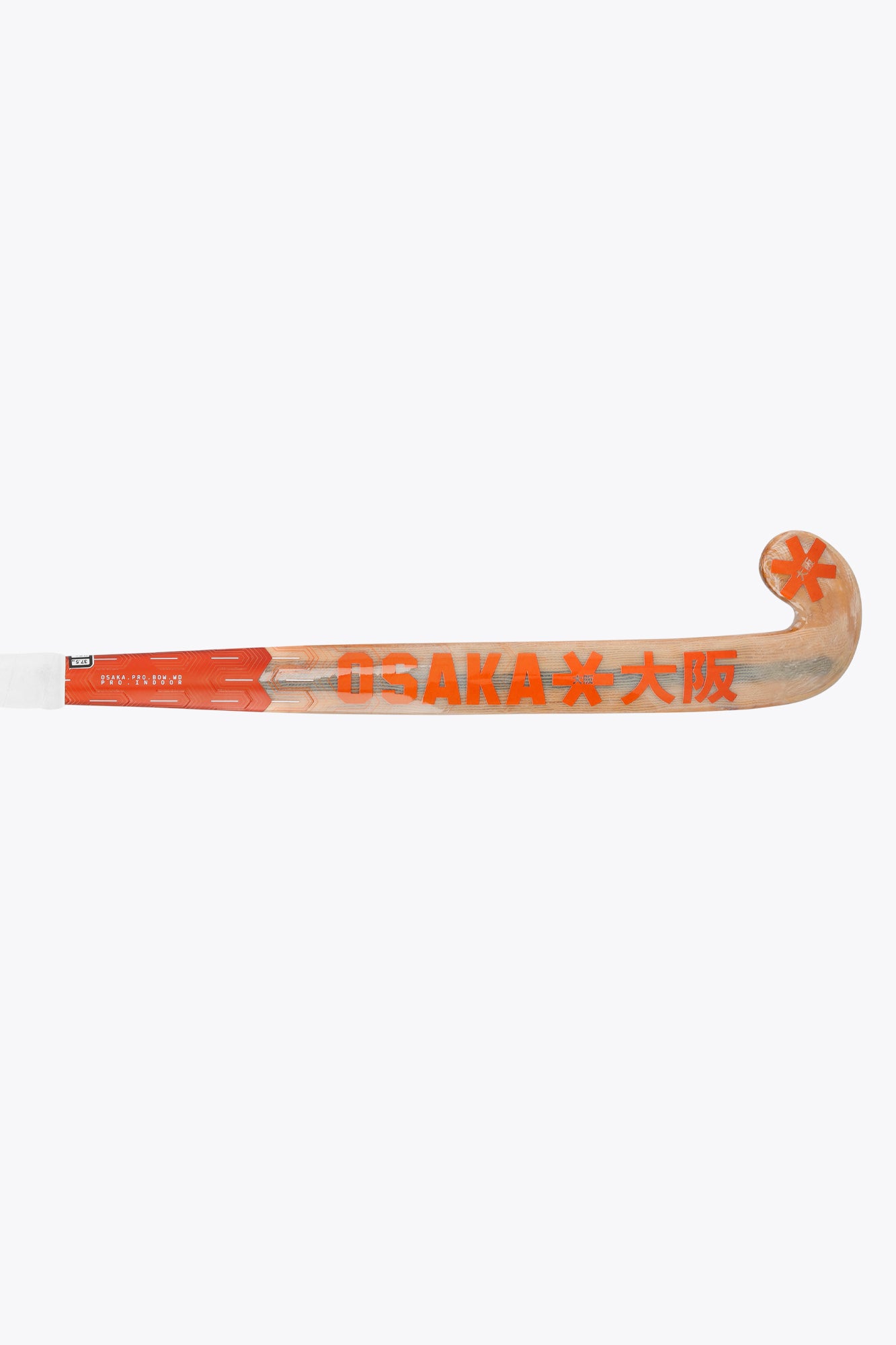 osaka-indoor-hockey-stick-pro-bow-wd-pro-orange-tiger image 4