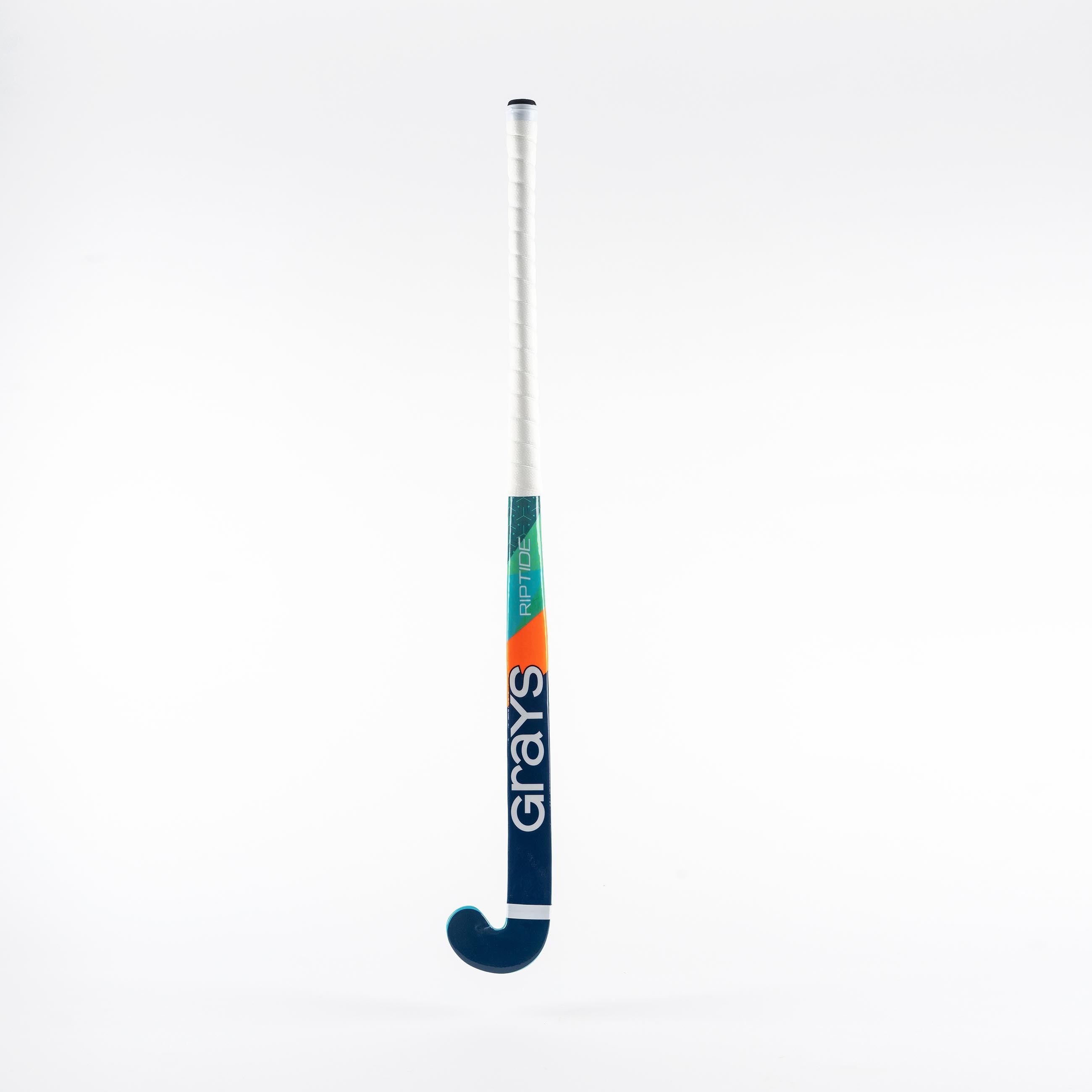 grays-riptide-ultrabow-mazza-hockey-prato-junior-blu-verde image 5
