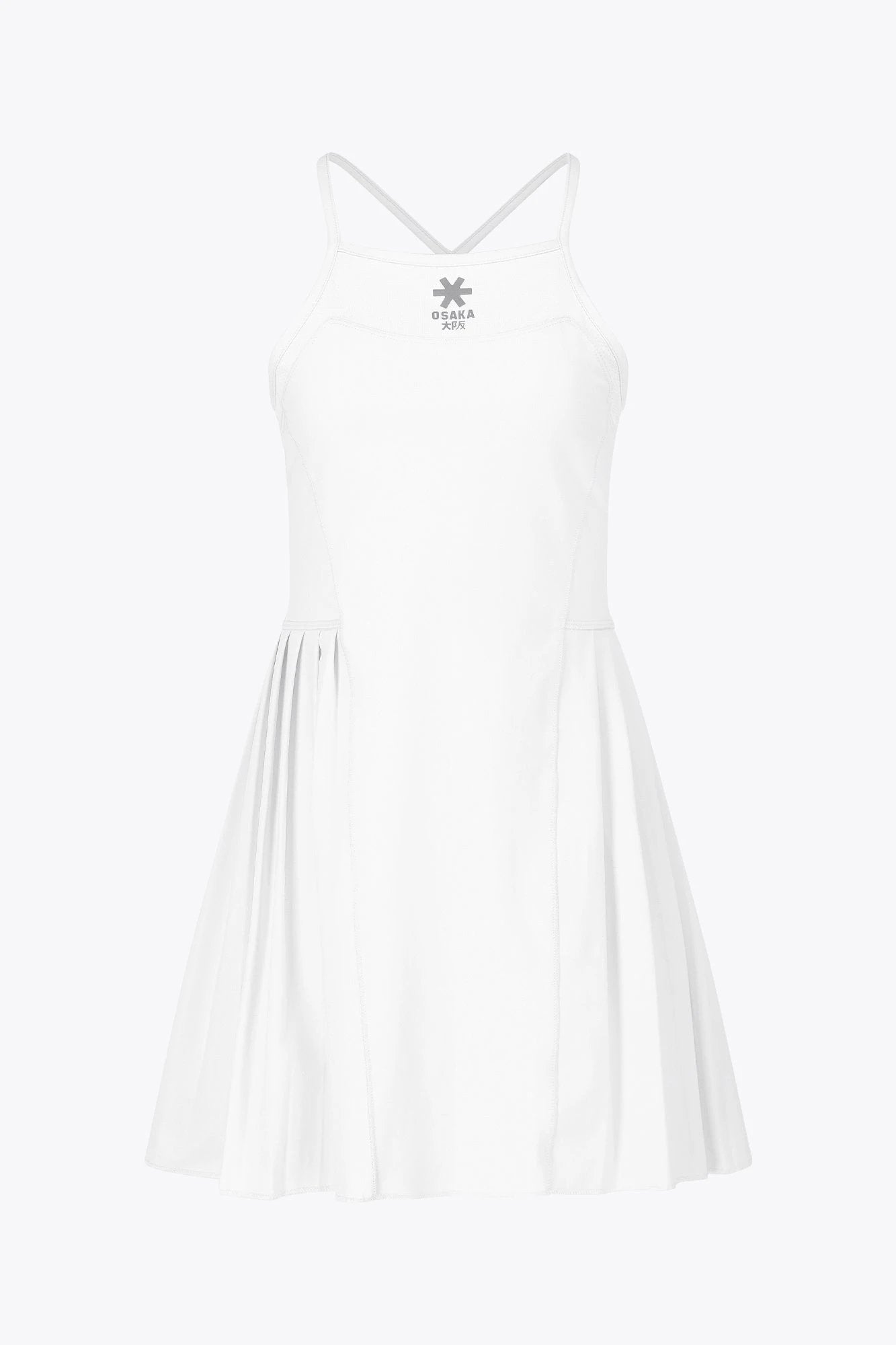 osaka-women-pleated-tech-dress-white-vestito-tennis-padel image 1