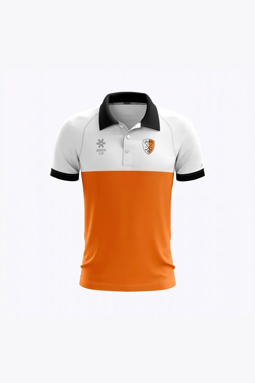 osaka-iluro-polo-jersey-bambino-bianco-arancione image 1