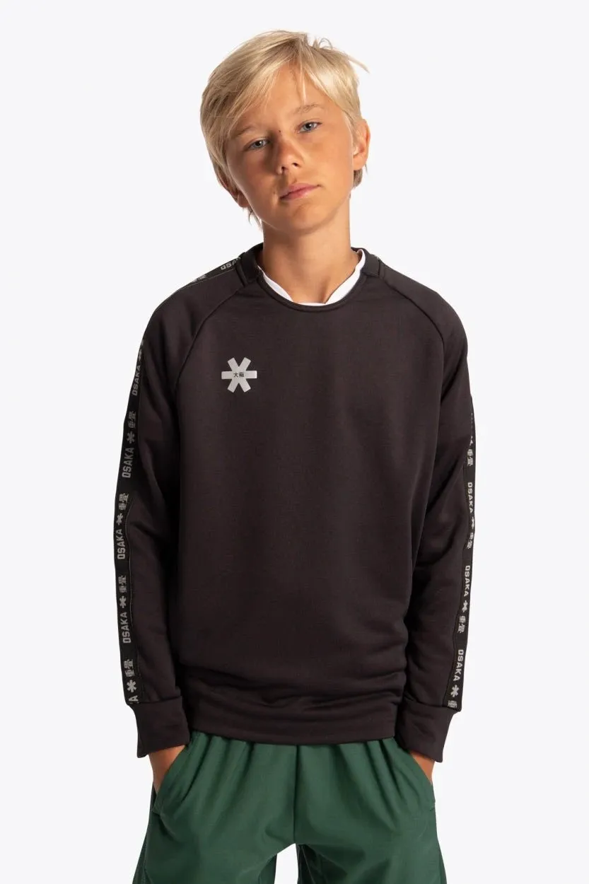 osaka-kids-training-sweater-felpa-bambino-black image 1