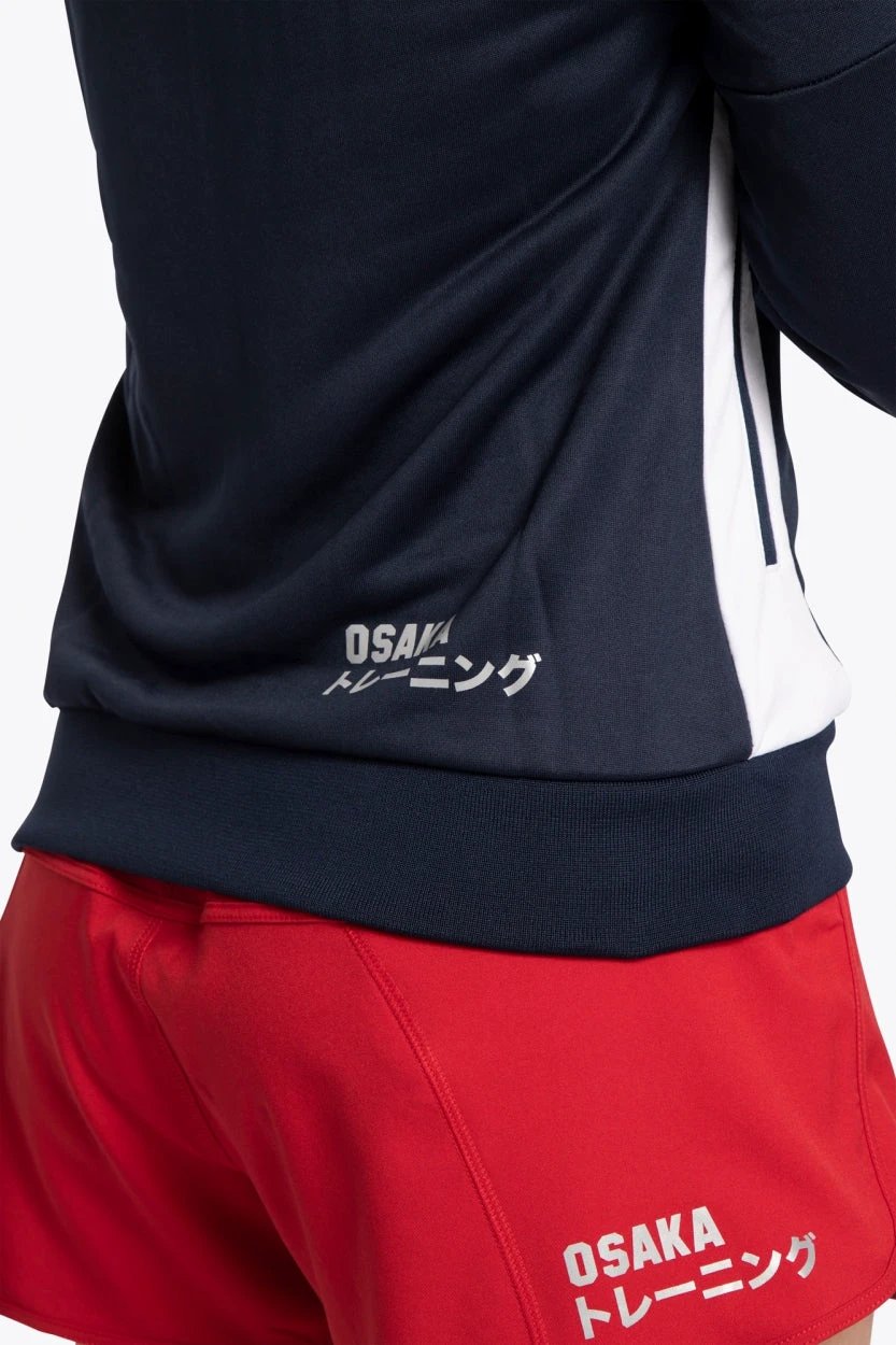 osaka-women-training-zip-hoodie-felpa-zip-donna-navy image 4