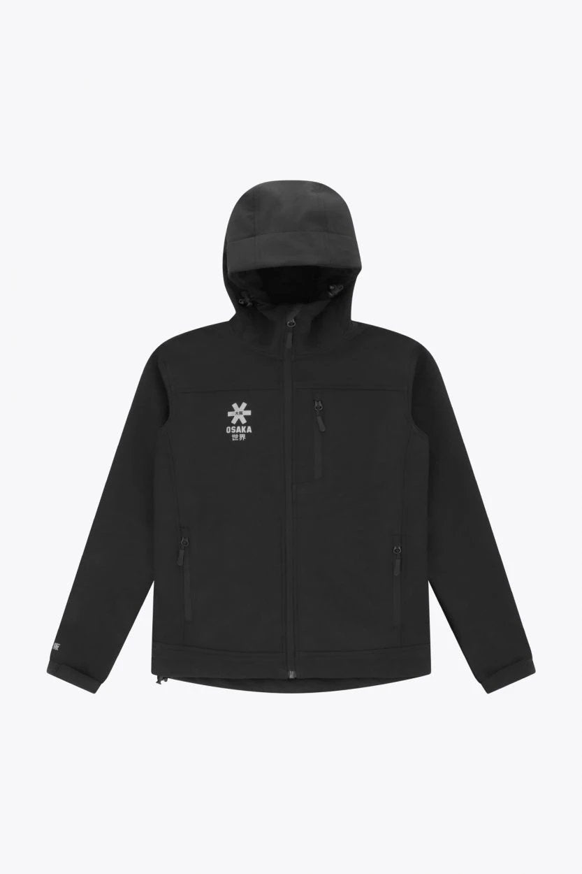 osaka-kids-softshell-jacket-con-cappuccio-nero image 1