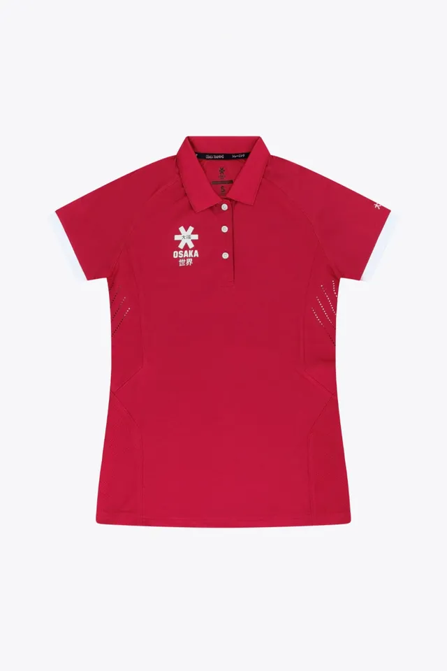 osaka-women-polo-jersey-maglia-polo-sportiva-red image 1