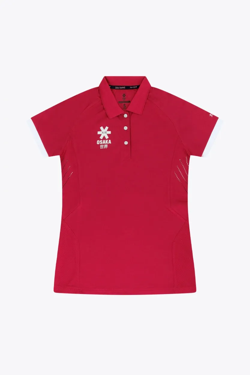 osaka-women-polo-jersey-maglia-polo-sportiva-red image 1