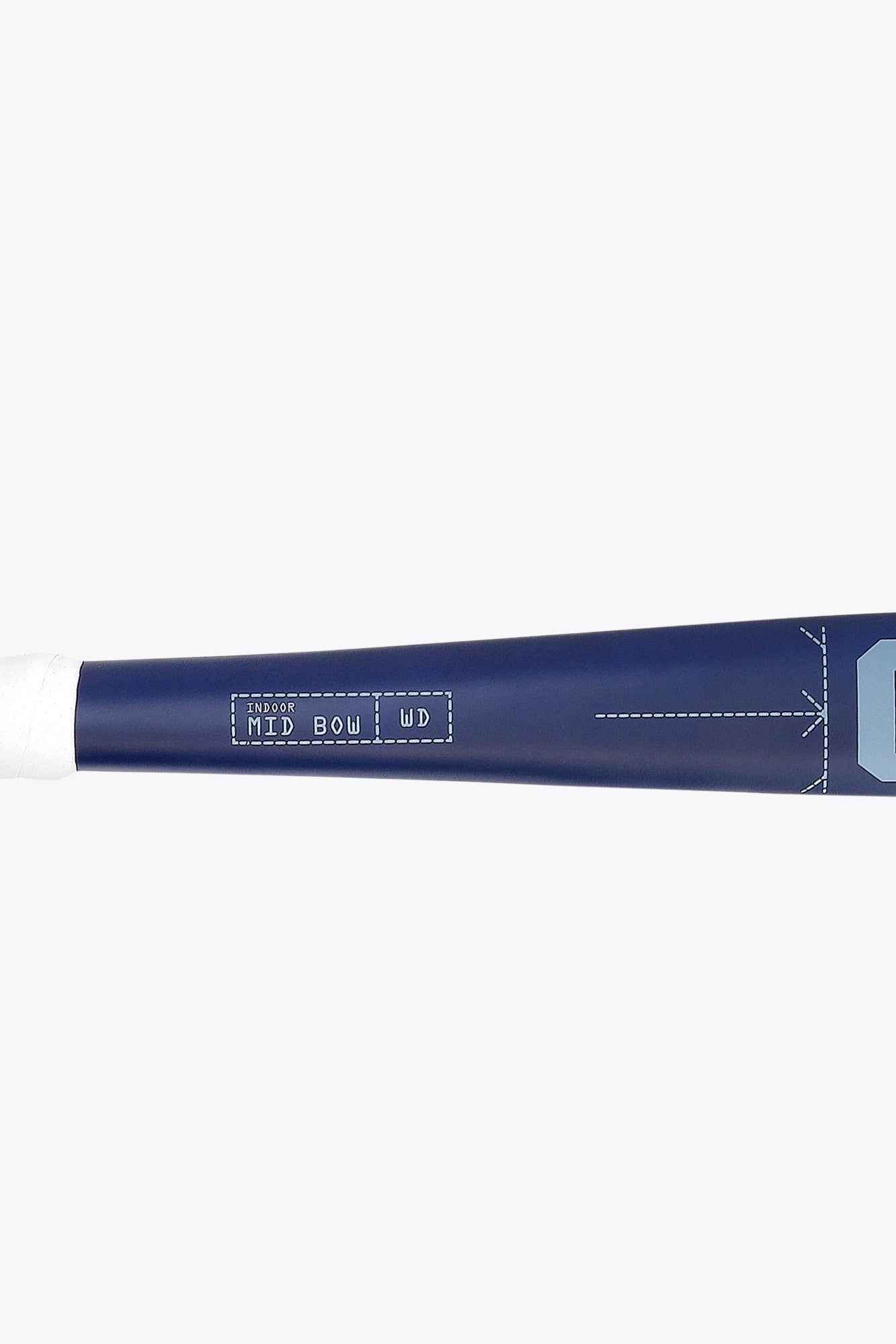 osaka-indoor-hockey-stick-mid-bow-wd-mazza-indoor-legno-navy-peony image 8