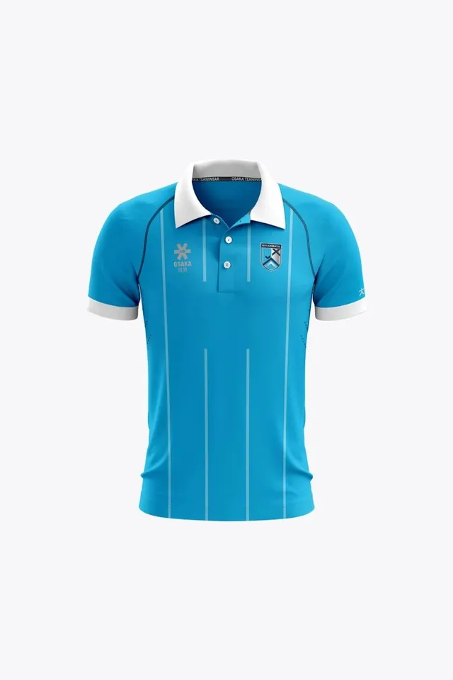 osaka-braxgata-kids-polo-jersey-retro-polo-hockey-bambino-blu-azzurro image 1
